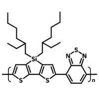 聚[2,1,3-苯并噻二唑-4,7-二基[4,4-双(2-乙基己基)-4H-硅杂环戊二烯并[3,2-B:4,5-B']二噻吩-2,6-二基]]